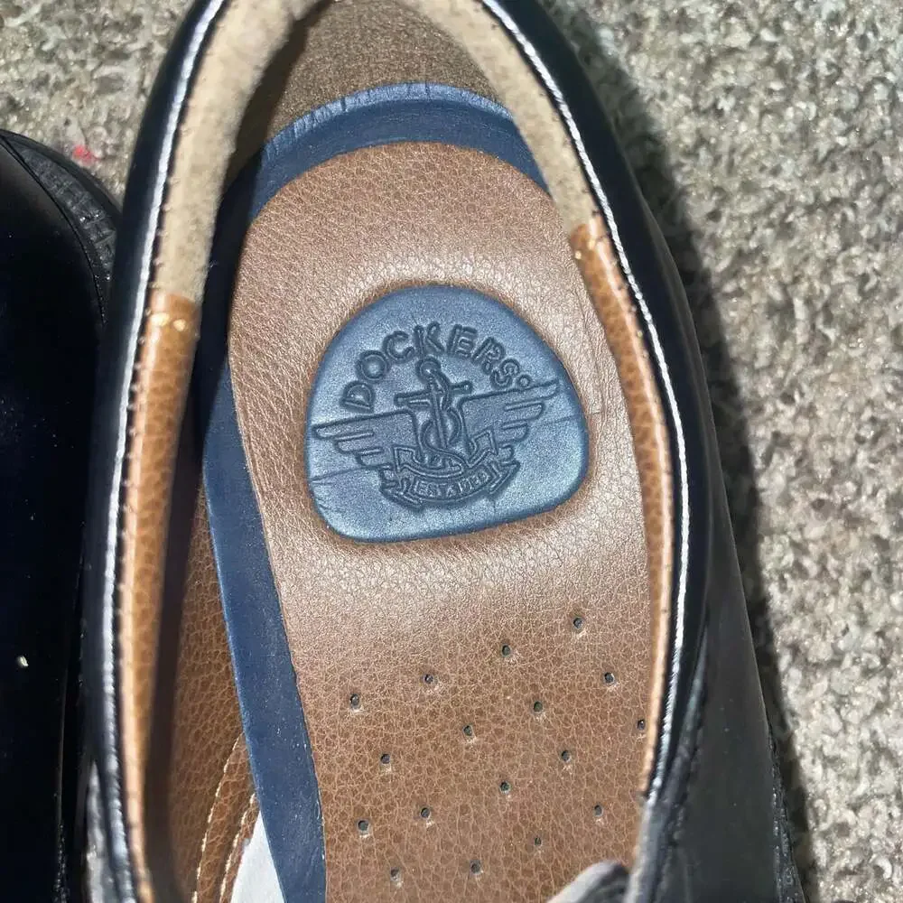 Dockers Men's Gordon Leather Cap Toe Oxford Dress Shoes Black - Picture 6 of 7